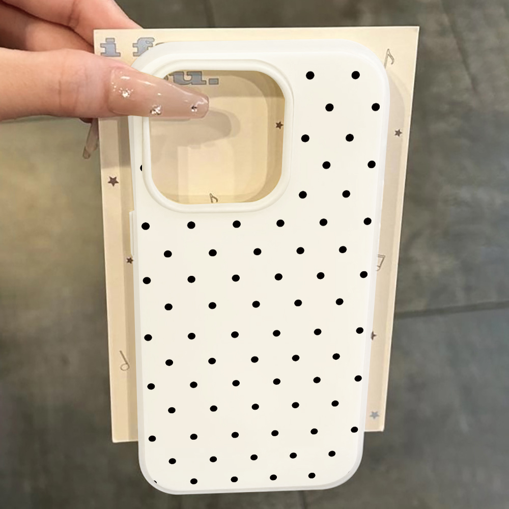 Tablet And Accessories Case - Minimalistyczne etui w kropki, odporne na