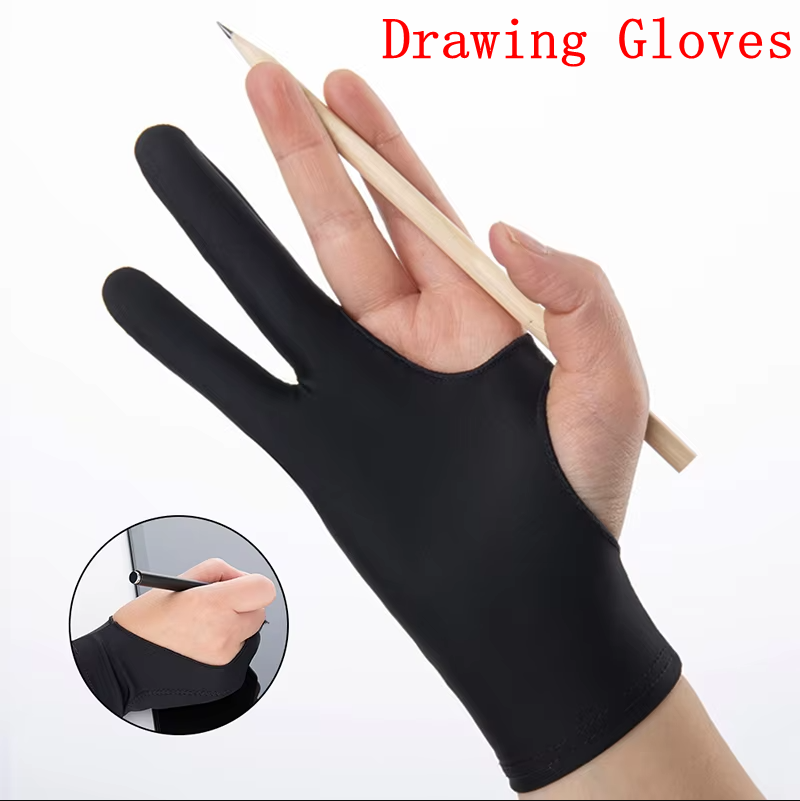 Graphic Tablet Accessories - Dwupalcowa rękawica przeciwporostowa do rysowania dla