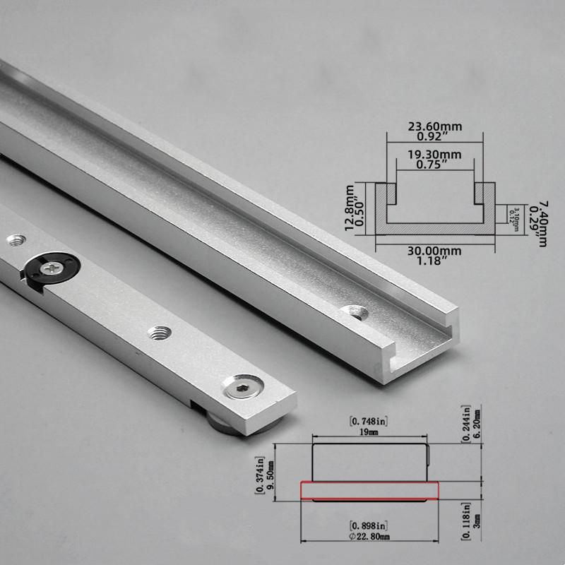 Tablet Accessories Kit - 2-częściowy zestaw prowadnic T-Track i prowadnic