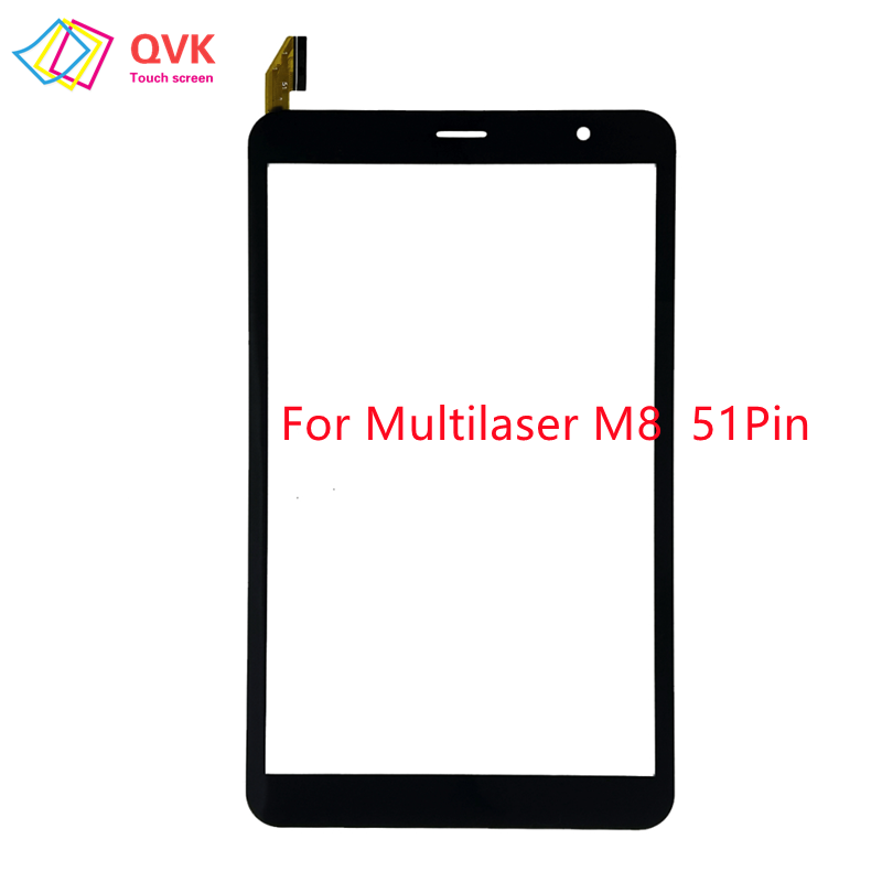 Tablet Pc Accessories - 8-calowy czarny ekran dotykowy do Multilaser