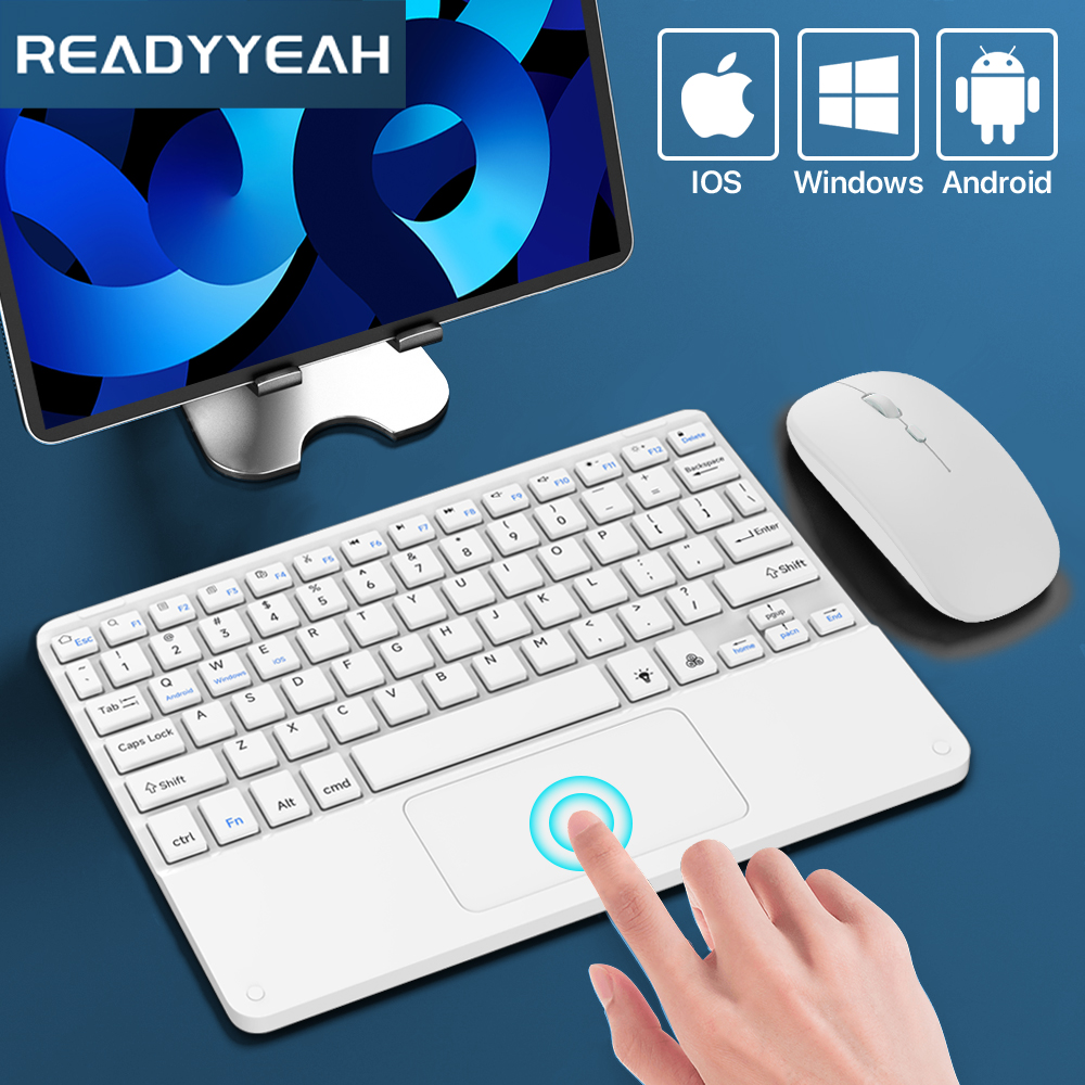 Accessories For Android Tablet - Touchpad Bezprzewodowa klawiatura i mysz Klawiatura