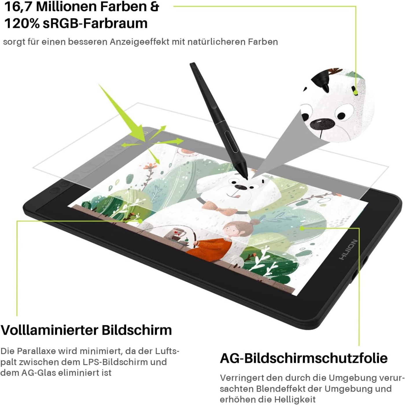 HUION Kamvas 12 11,6-calowy mo – Graphic Tablet Accessories recenzja i cena