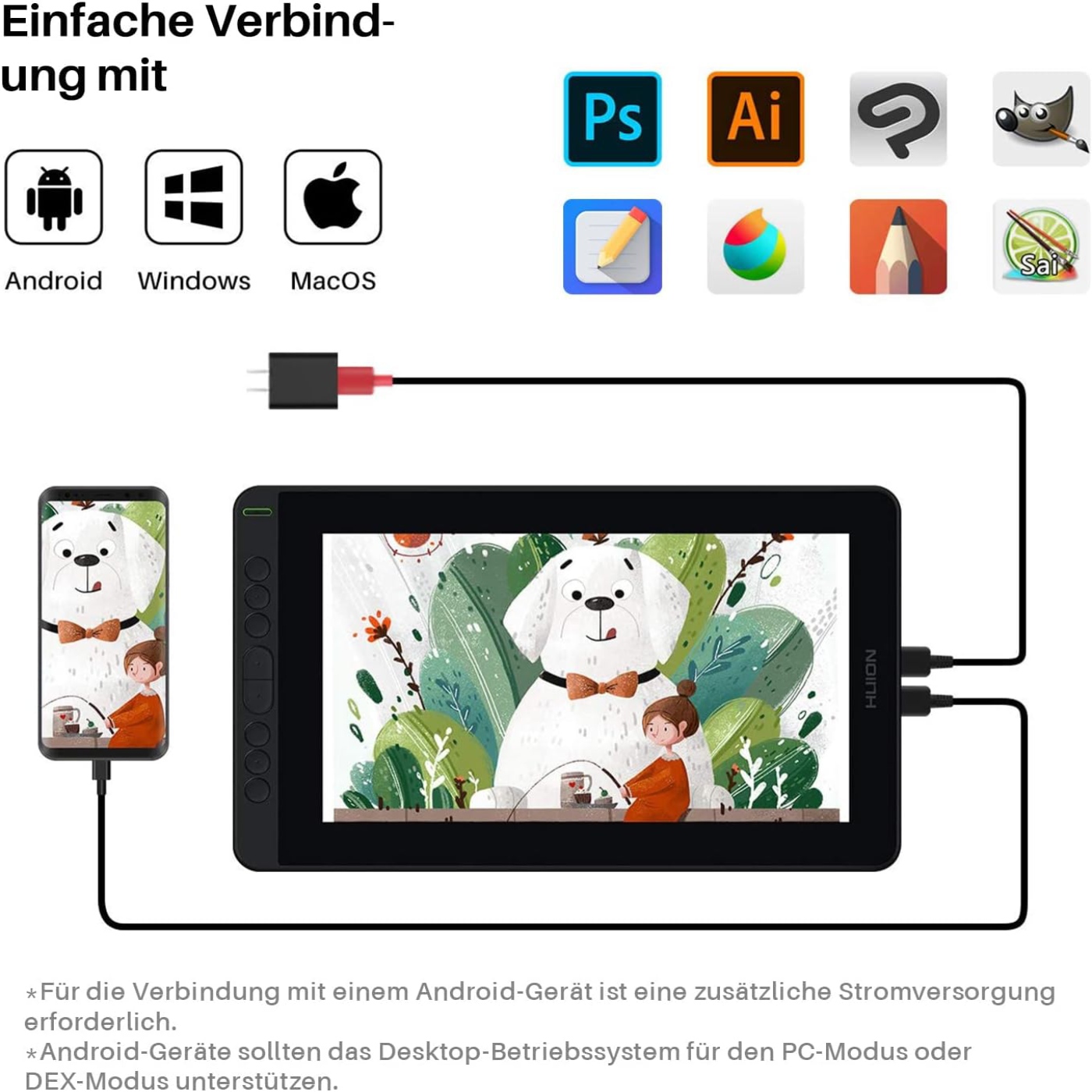 HUION Kamvas 12 11,6-calowy mo – Graphic Tablet Accessories recenzja i cena