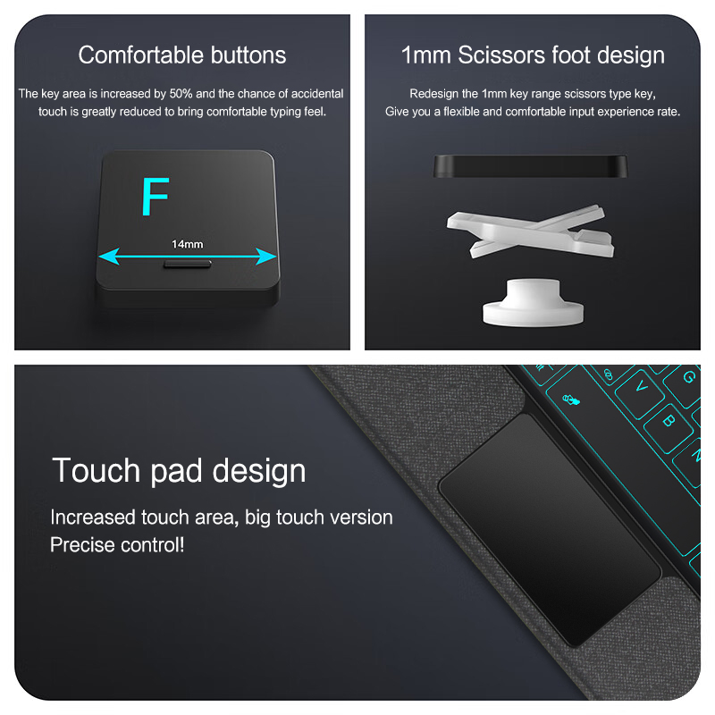 Magiczna klawiatura z etui do  – Samsung Tablet Keyboard Accessories recenzja i cena