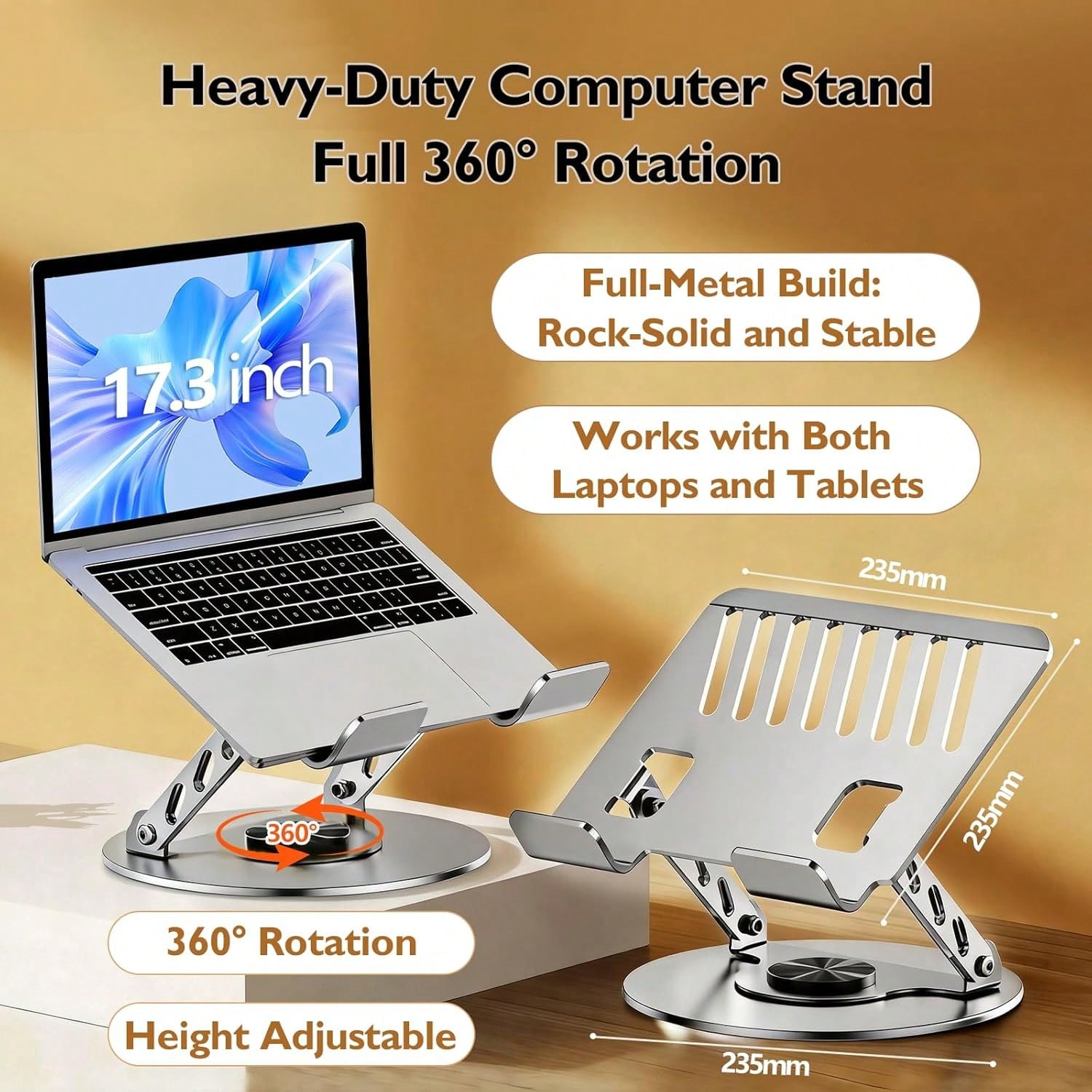 Obrotowy stojak na laptopa 360 – Cooling Stand Tablet recenzja i cena