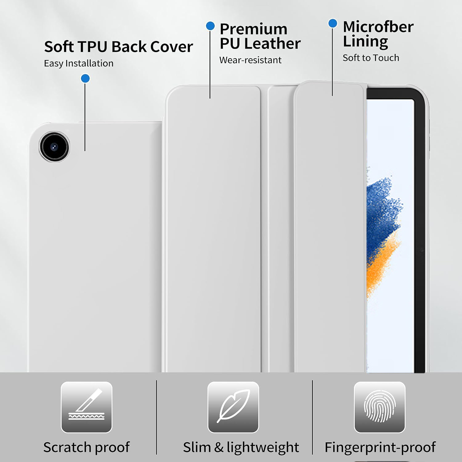Etui z klapką, składane na trz – Samsung Tablet With Accessories recenzja i cena
